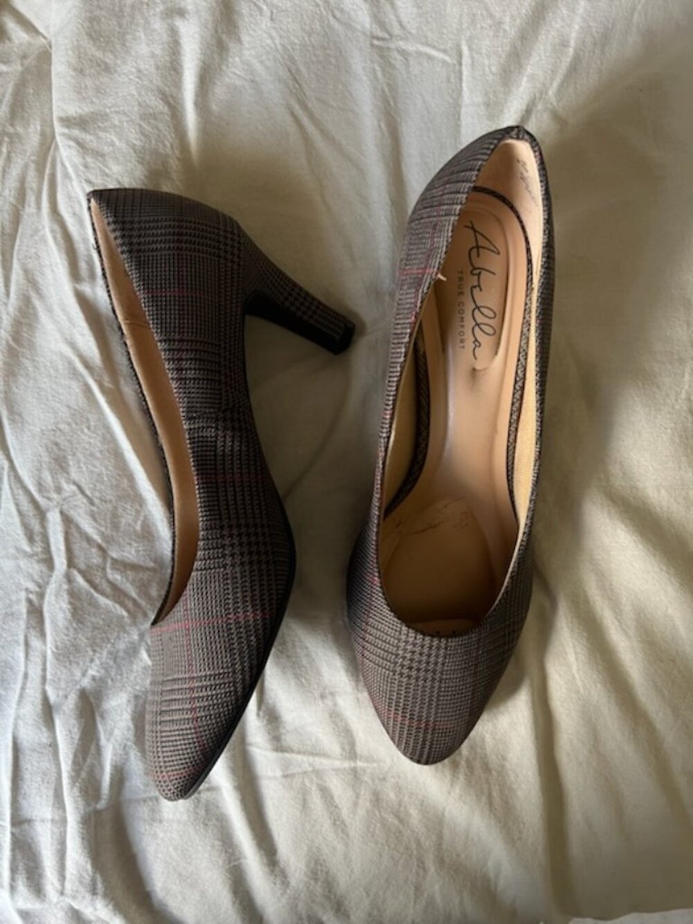 Abella Plaid Heels